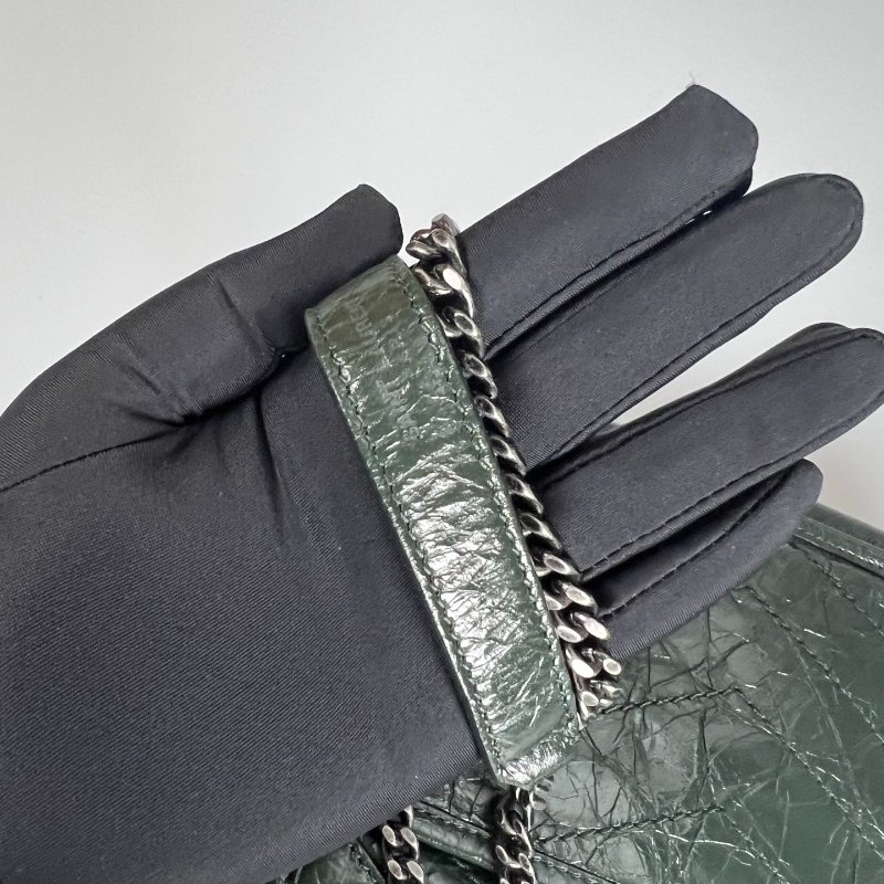 YSL 583103 深綠NIKI WOC側肩包-7