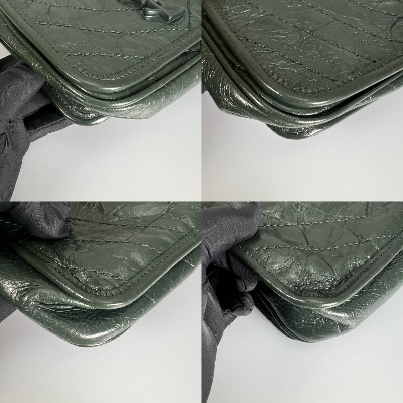 YSL 583103 深綠NIKI WOC側肩包-8