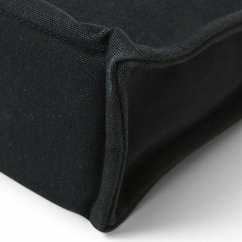 Hermes 手提包，HERMES Fourre-Tout PM，手提包，帆布，黑色，灰色-8