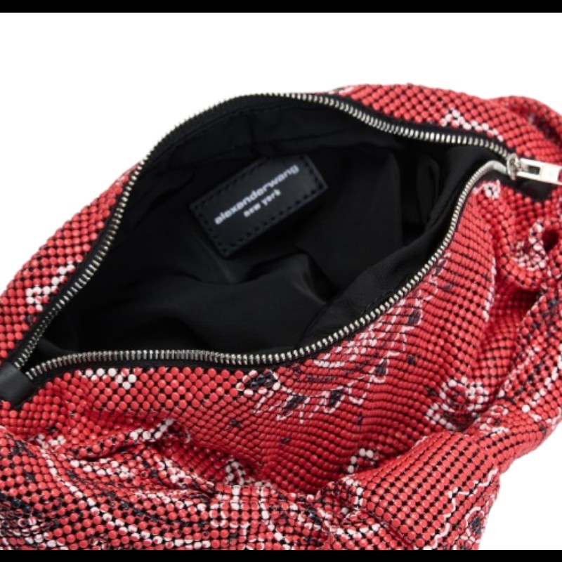 Alexander Wang 王大仁 紅色金屬圍巾款手提包 手袋-5