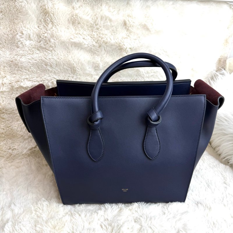 Celine tie bag blue-1