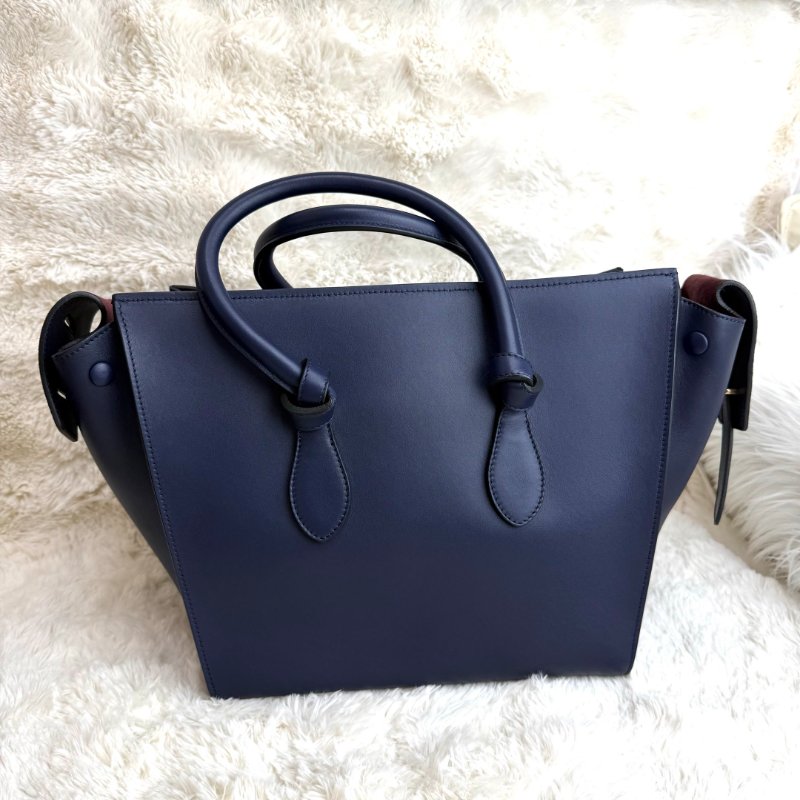 Celine tie bag blue-2