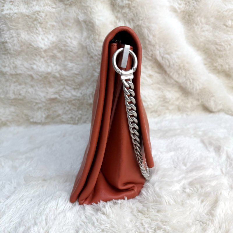 CELINE Blade 深紅色 牛皮 中號 皮革細肩帶-3