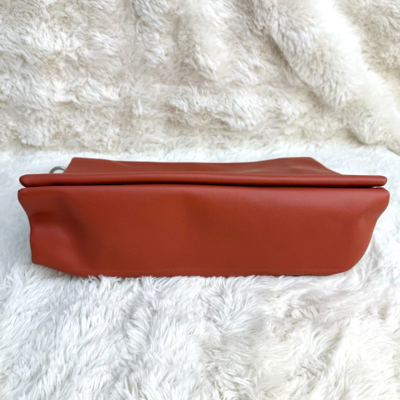 CELINE Blade 深紅色 牛皮 中號 皮革細肩帶-5