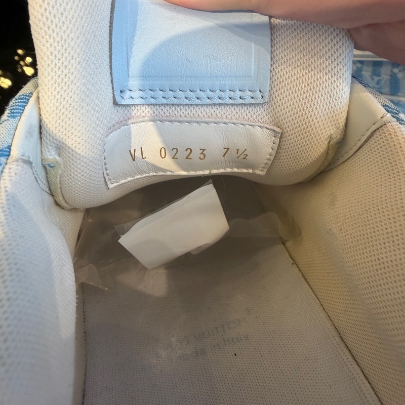 Louis Vuitton Trainer 帆布白藍條紋-2