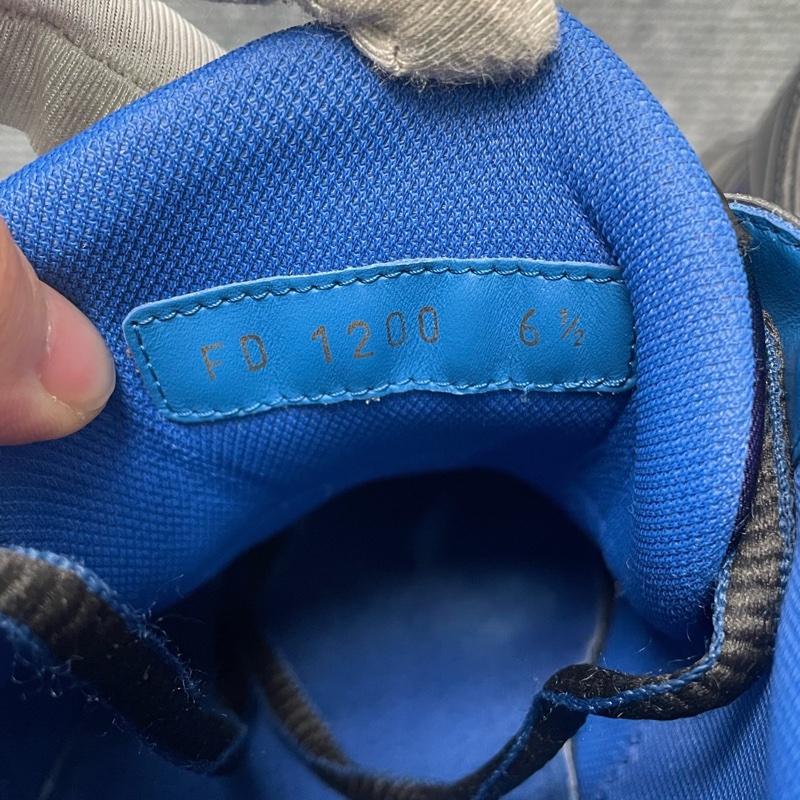 LV黑色皮面鐳射老花網面運動鞋40.5碼-12