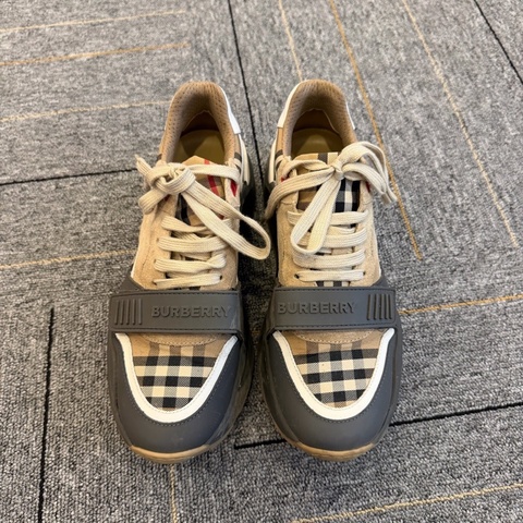 Burberry博柏利 牛皮 低幫 運動休閒鞋