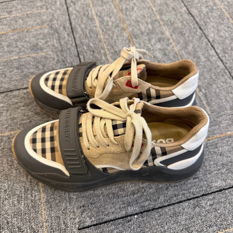 Burberry博柏利 牛皮 低幫 運動休閒鞋-1