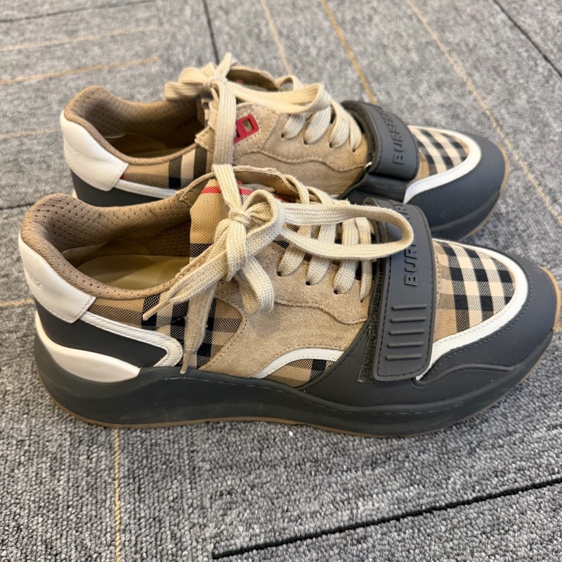 Burberry博柏利 牛皮 低幫 運動休閒鞋-2