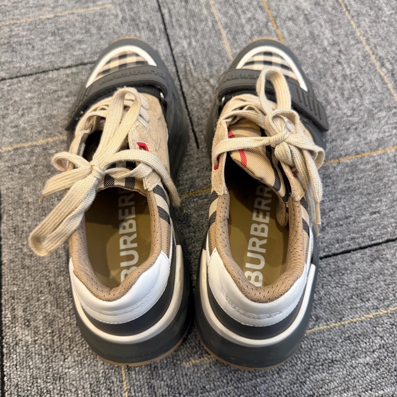 Burberry博柏利 牛皮 低幫 運動休閒鞋-3