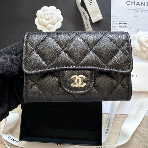 Chanel 零錢包 拉鍊卡包