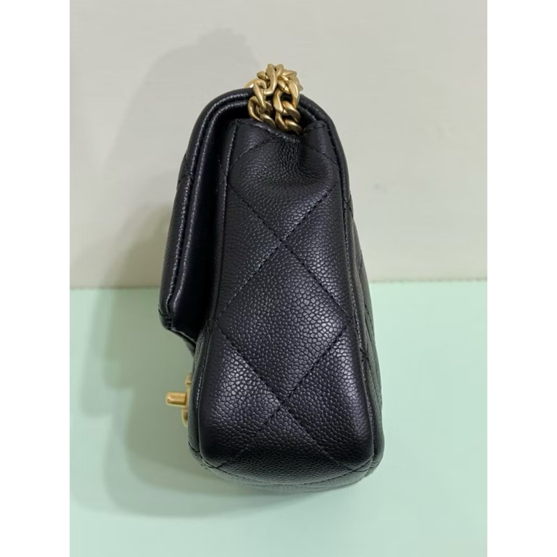 Chanel 愛心調節扣 方胖 CF20-3