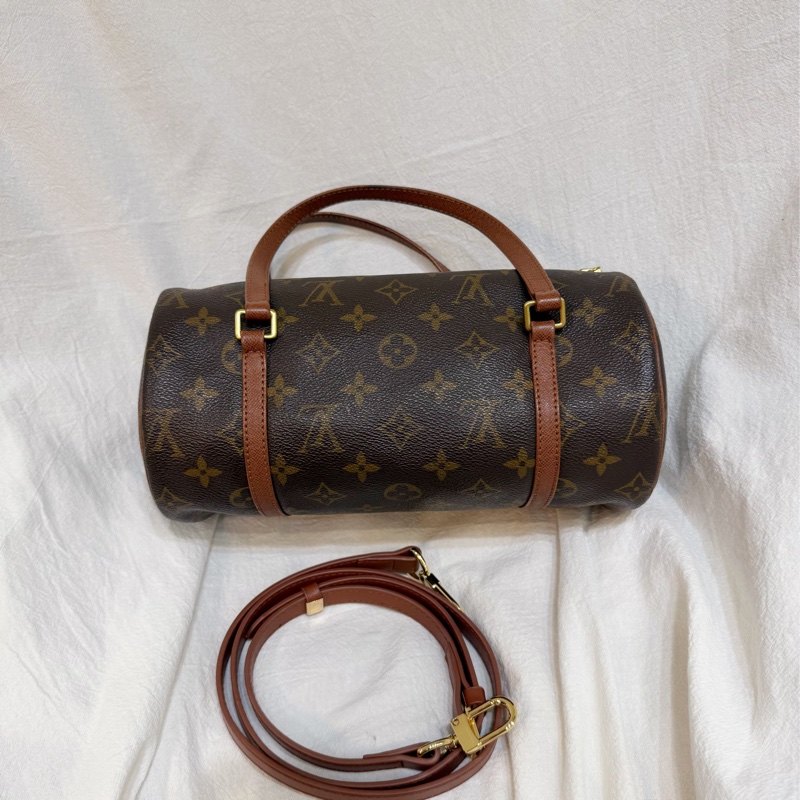 LV經典老花圓筒包-0