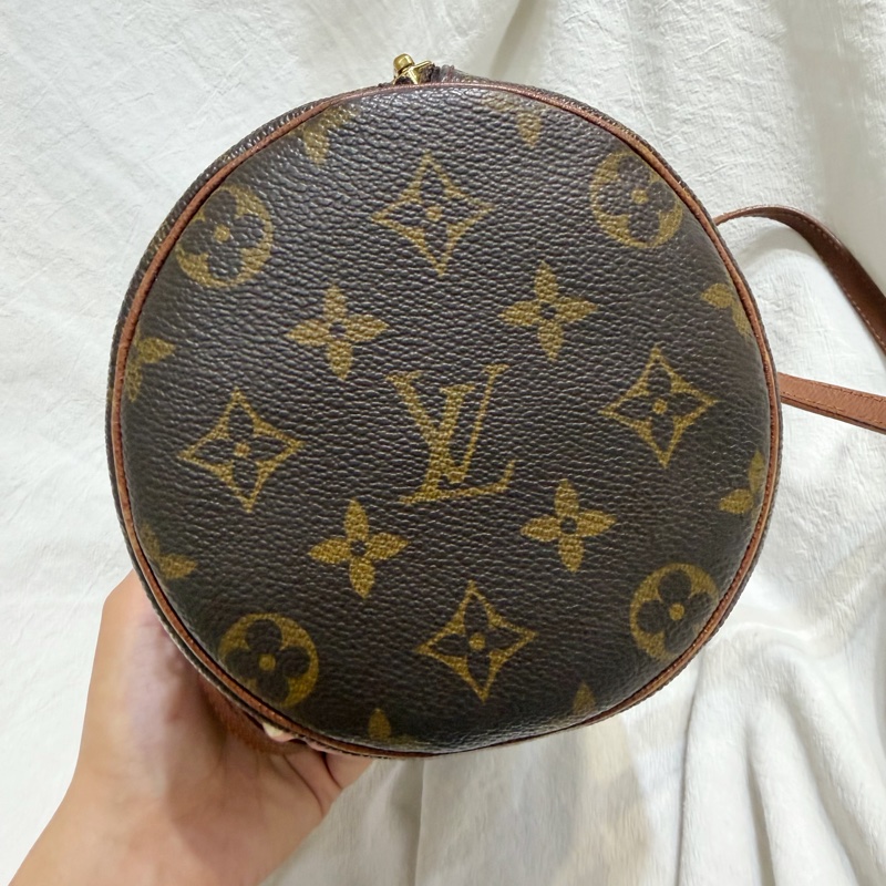 LV經典老花圓筒包-5