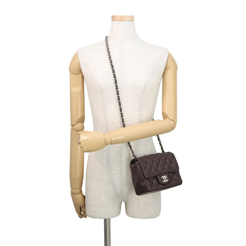 香奈兒鏈單肩包 Matelassé Coco Mark 小羊皮迷你 A35200 CHANEL 手提包 女士-3