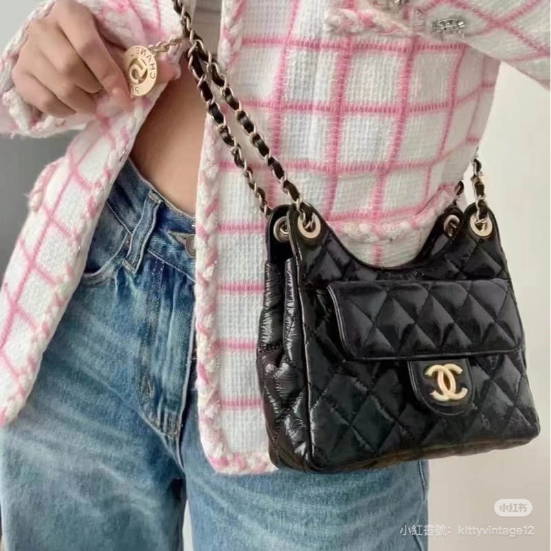 香奈兒Chanel Hobo Bag 天貓精靈  中號-4