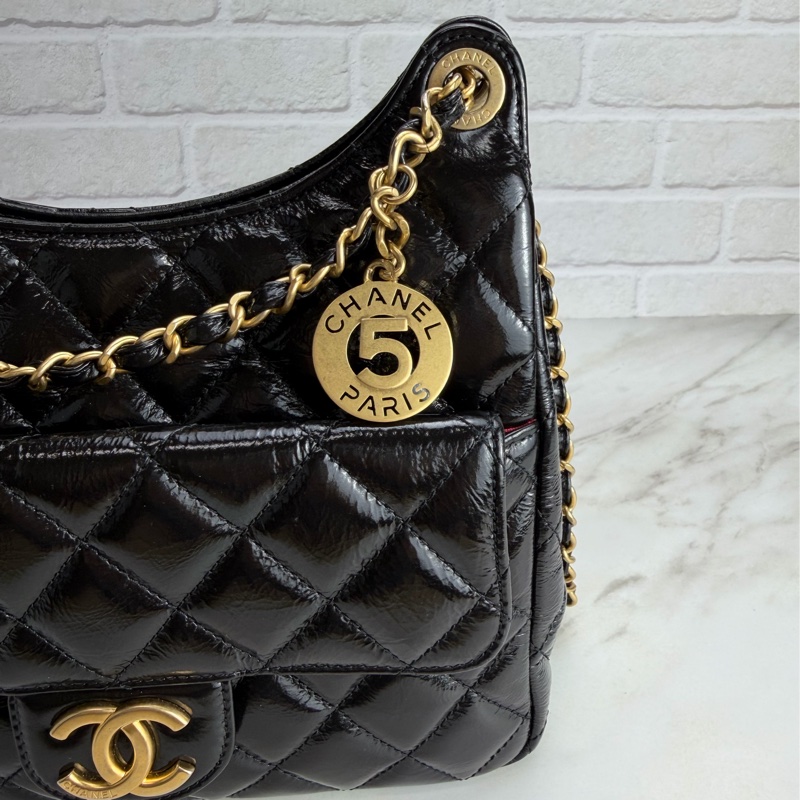 香奈兒Chanel Hobo Bag 天貓精靈  中號-19