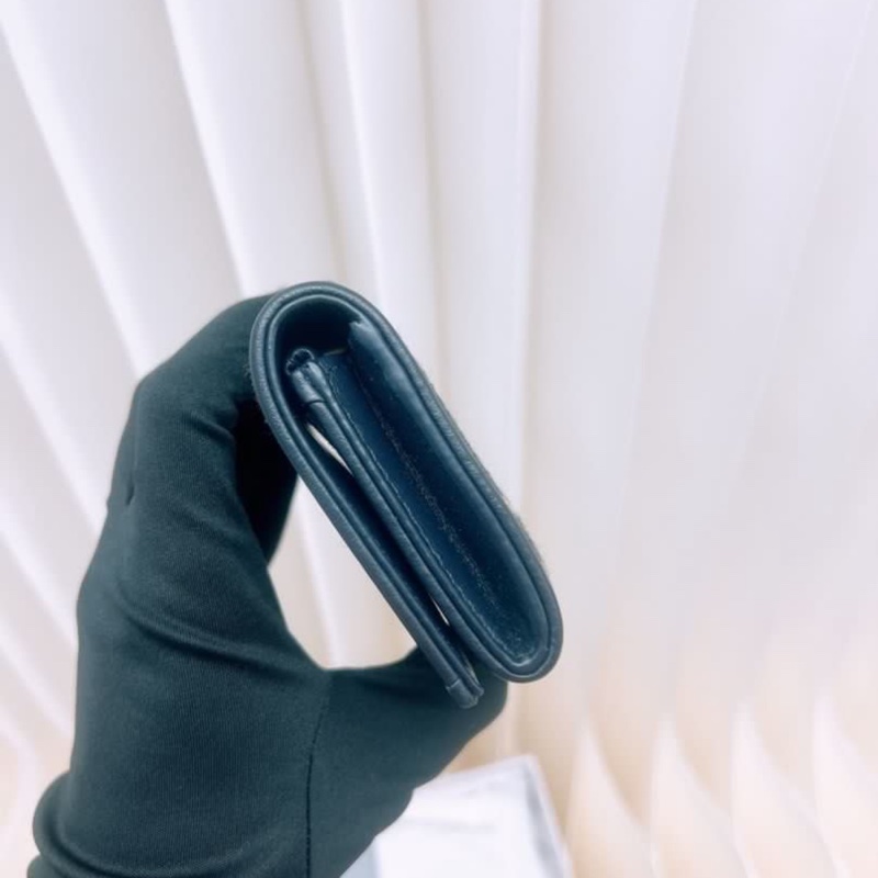 Dior 30 montaigne 藍色老花蒙田短夾-5