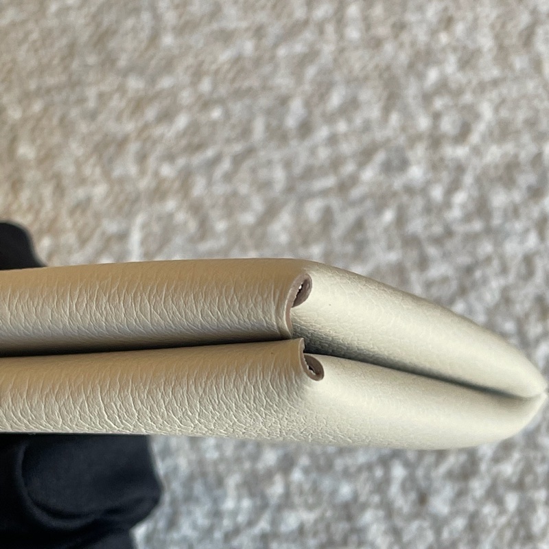 Hermes 愛馬仕Calvi card holder卡夾 Gris Pâle B刻 珍珠灰-4