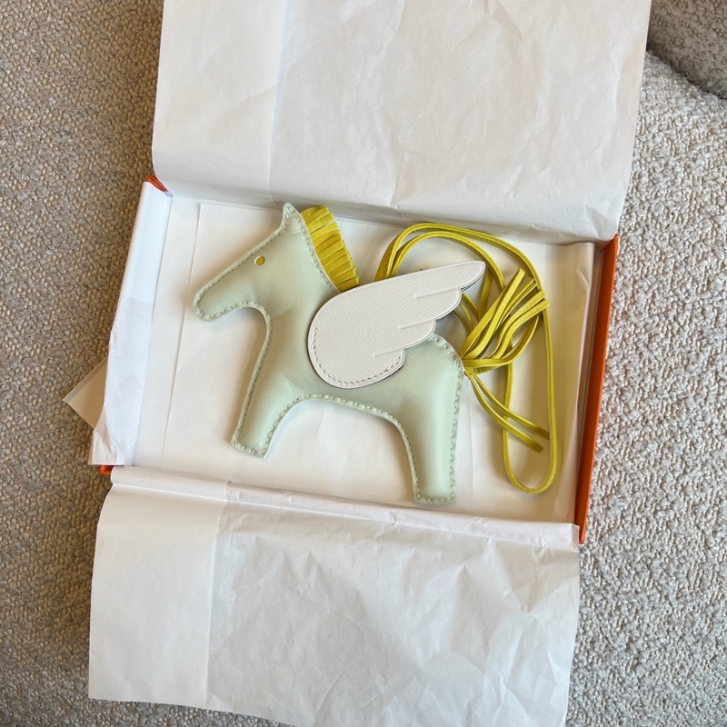 Hermès  Redeo PM 拼色小飛馬 小馬 中號 氣泡綠+檸檬黃+新白色-0