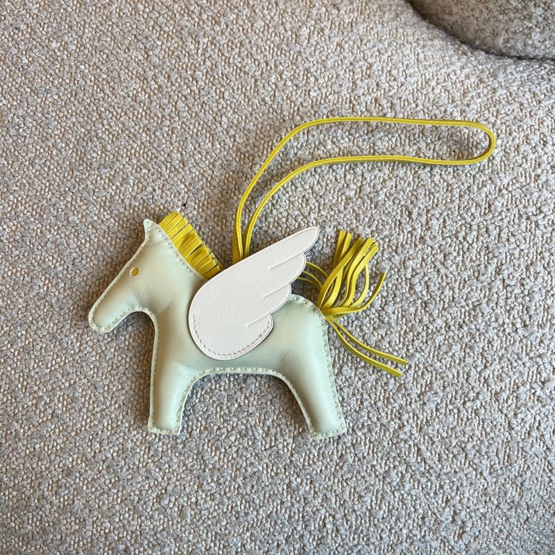 Hermès  Redeo PM 拼色小飛馬 小馬 中號 氣泡綠+檸檬黃+新白色-4