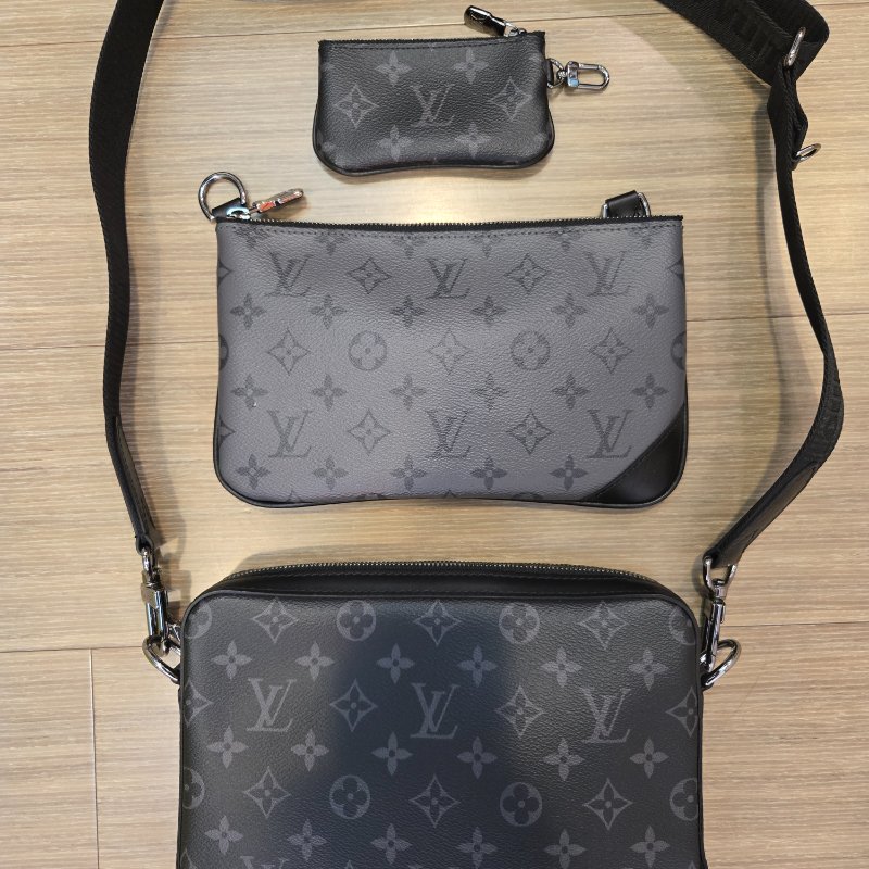 louisvuitton LV Trio 郵差包 M69443  Monogram花紋 男生斜背包-0