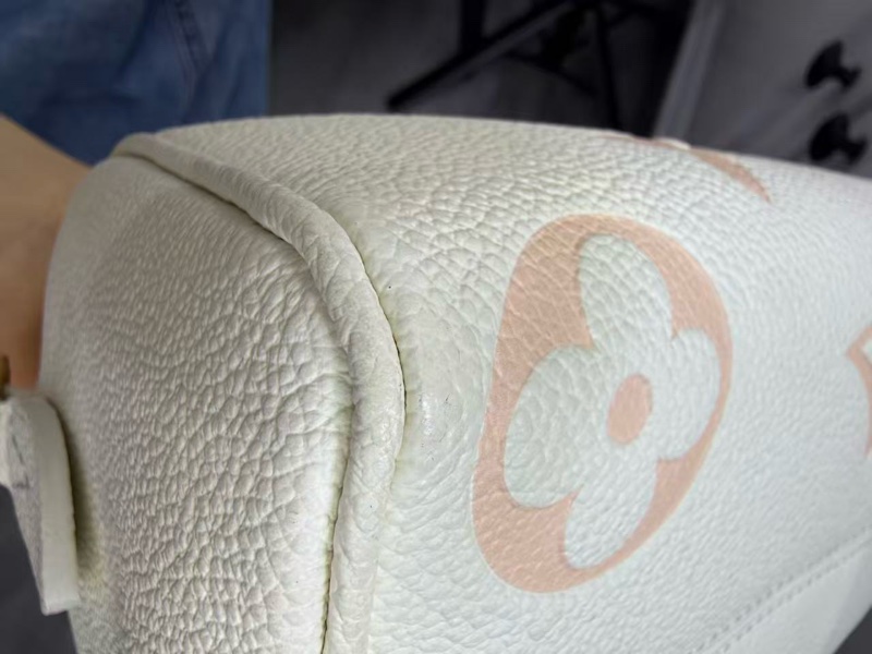 路易威登/Louis Vuitton  speedy2壓紋粒面牛皮革 附件：肩帶-4