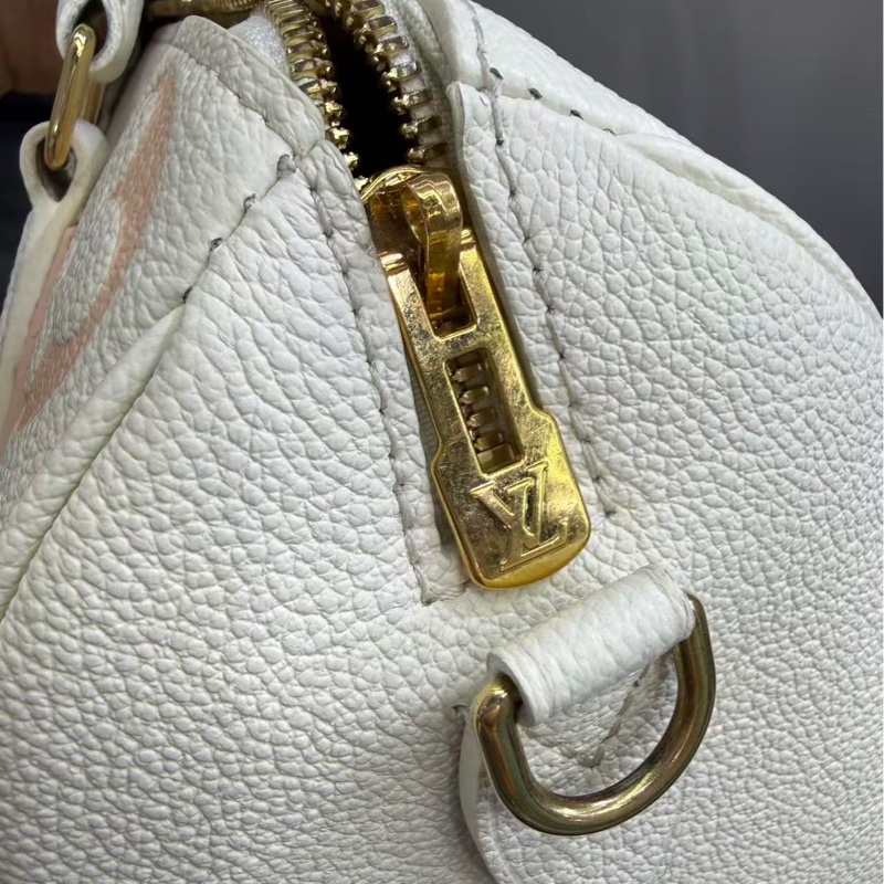 路易威登/Louis Vuitton  speedy2壓紋粒面牛皮革 附件：肩帶-5
