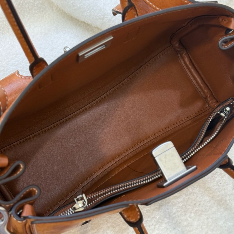 全新Balenciaga 棕褐色Bel Air牛仔仿舊 mini 專櫃十二萬-13