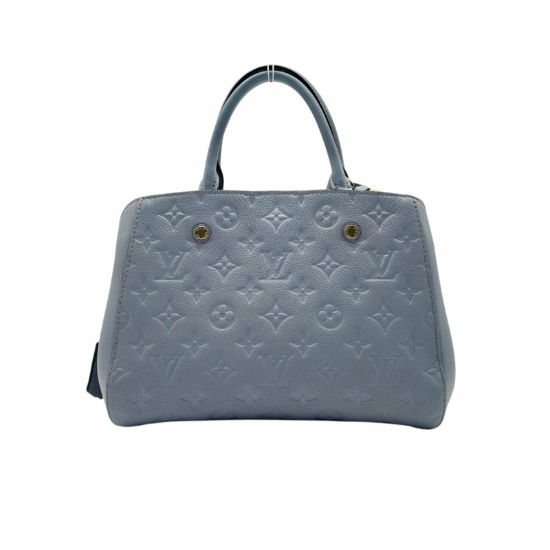 路易威登 Montaigne BB Monogram Empreinte 手提包，淺藍色女斜背包 (s18)-2