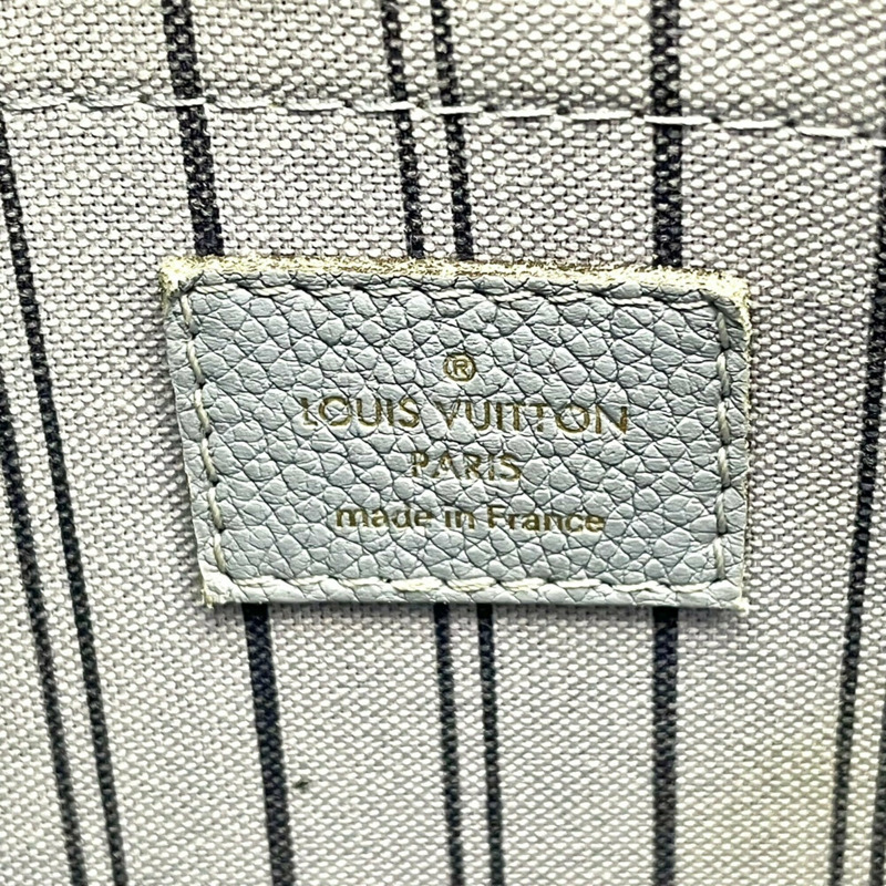 路易威登 Montaigne BB Monogram Empreinte 手提包，淺藍色女斜背包 (s18)-17