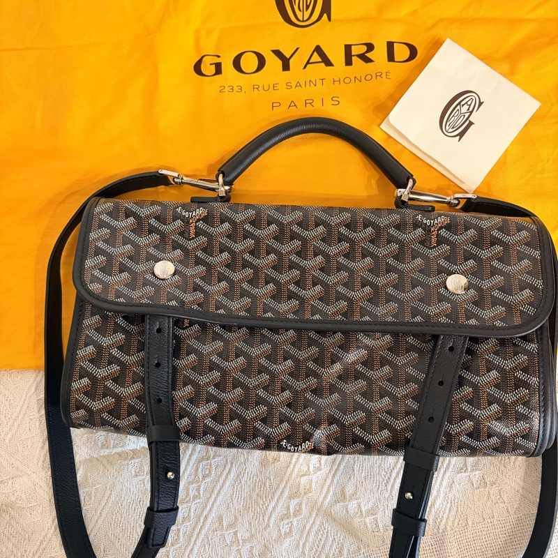 Goyard 可折疊超輕🔥原價10幾萬+ 現在撿到賺到💥黑色經典老花雙肩後背包-0