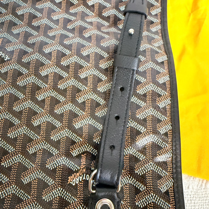 Goyard 可折疊超輕🔥原價10幾萬+ 現在撿到賺到💥黑色經典老花雙肩後背包-14