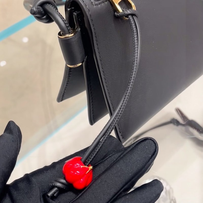 ⏰限時特賣 當季原價6萬5🌺Loewe Joya Pouch 納帕小牛皮斜背包 黑色-9