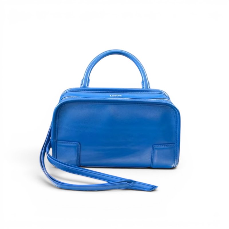 ⏰限時特賣 當季原價10萬2🌺Loewe Mini Amazona 180 柔軟小牛皮手提包 克萊茵藍﻿-5