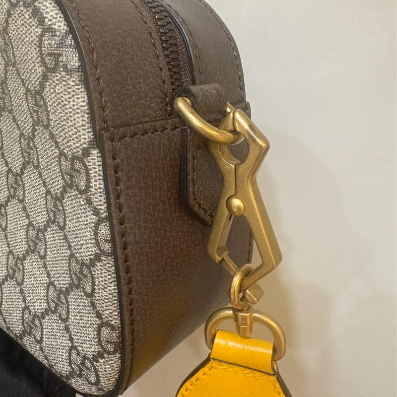 Gucci 虎頭🐯相機包 綠紅綠背帶-8