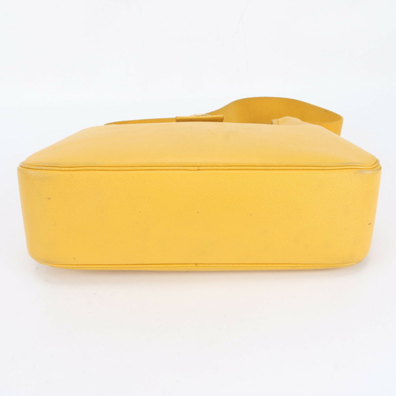 愛馬仕□B 標誌 Saco 皮革單肩包，手提包，金色五金，女士-4