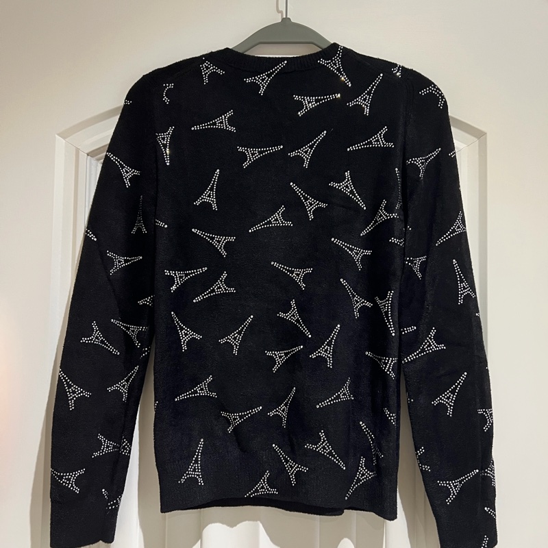 Balenciaga Paris Eiffel Tower Rhinestone Sweater 衛衣-1