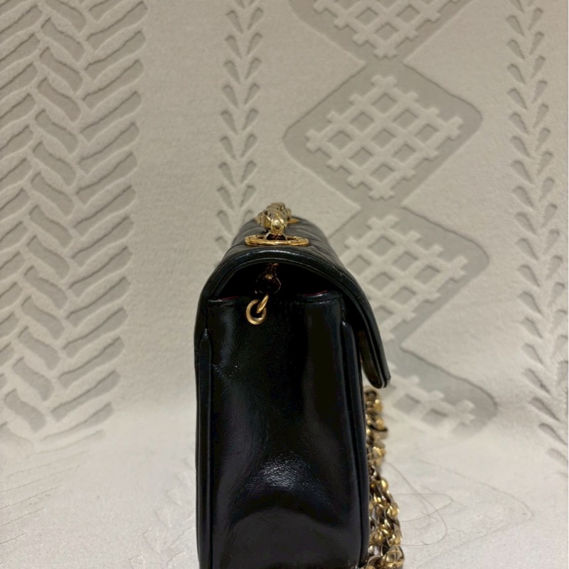 ✨Chanel vintage 雕花雙C扣小元寶 CF-7