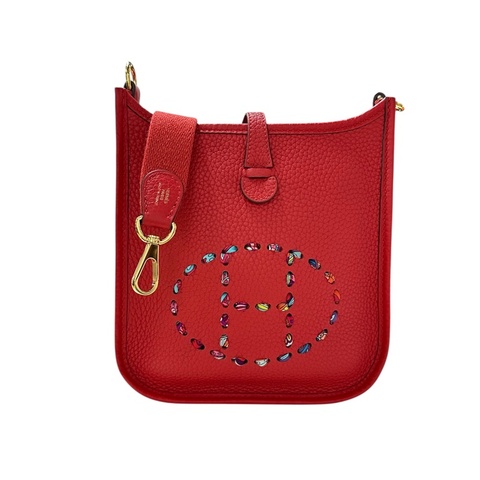 Hermès Evelyne 16 Amazone, Rouge Tomate/Rouge Pivoine 蕃茄紅/牡丹紅