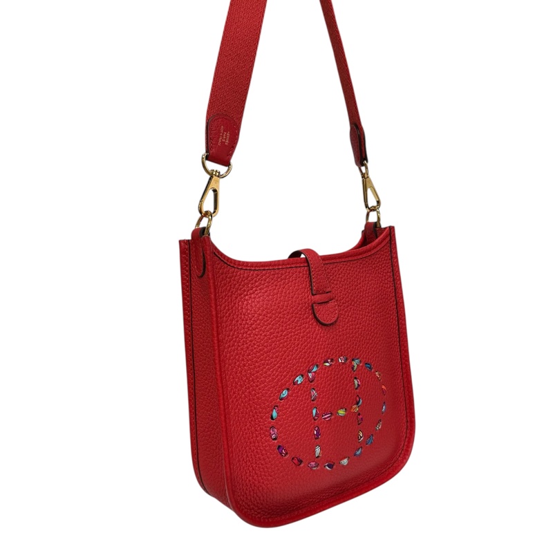 Hermès Evelyne 16 Amazone, Rouge Tomate/Rouge Pivoine 蕃茄紅/牡丹紅-10