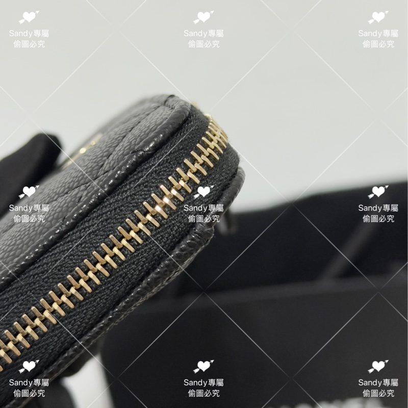 🖤CF爆款L型短夾 黑金荔枝 全新全配芯片款🖤-24