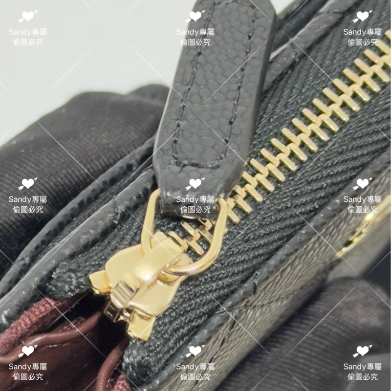 🖤CF爆款L型短夾 黑金荔枝 全新全配芯片款🖤-34