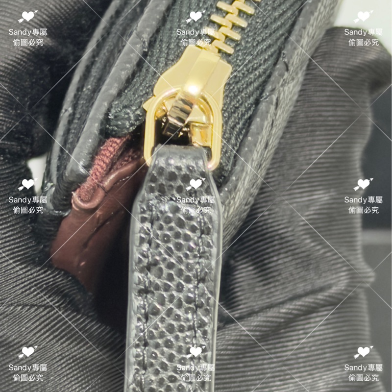 🖤CF爆款L型短夾 黑金荔枝 全新全配芯片款🖤-35