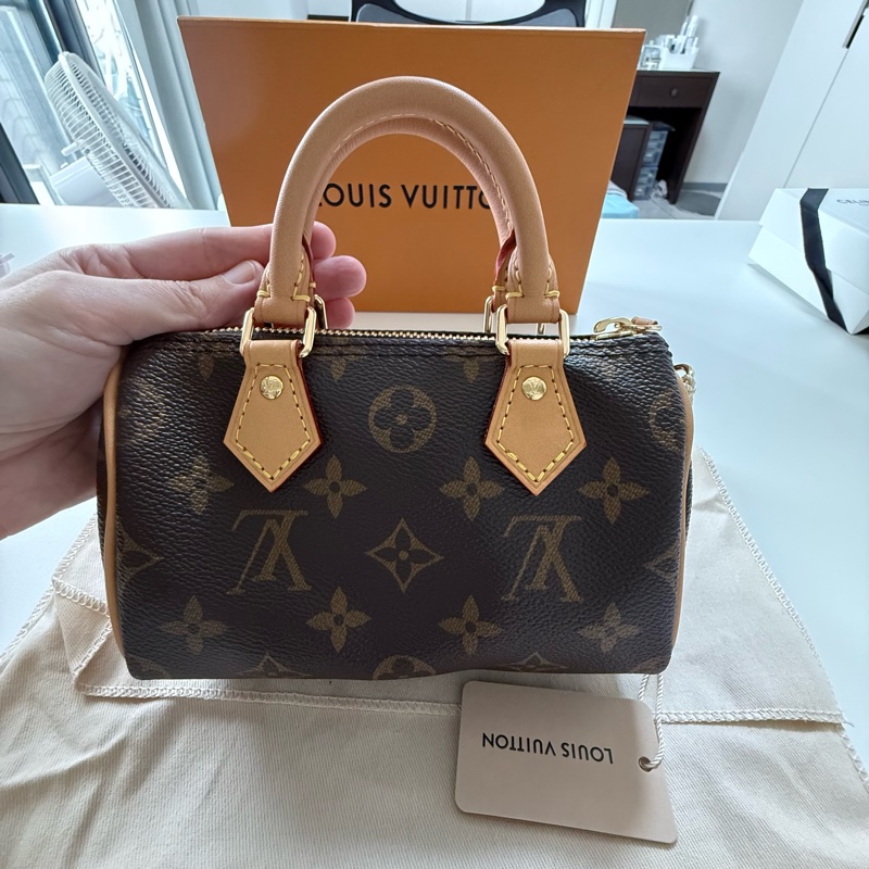 LV Nano Speedy新款老花-7
