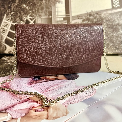 🩵MYMluxurybag🩵 Chanel 荔枝皮WOC 手提