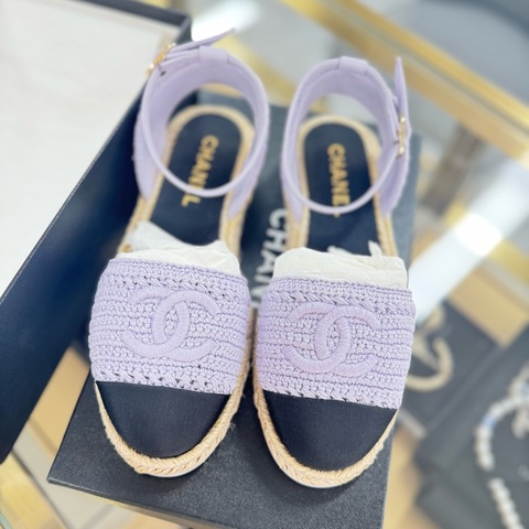 閒置未使用 CHANEL 香奈兒漁夫涼鞋  尺碼36碼  有盒