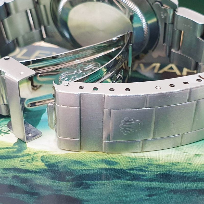 【大眾名錶】ROLEX勞力士 16610 Submariner 經典收藏品 鋁圈黑水鬼T25面盤 自然龜裂 珍珠網狀面盤 大眾名錶B1283-7