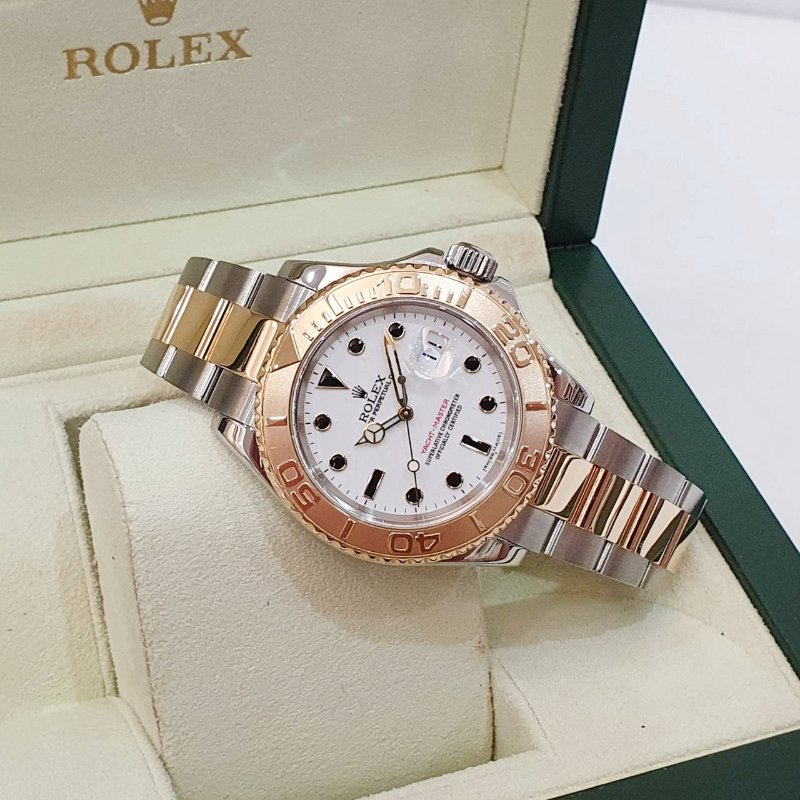 【大眾名錶】ROLEX勞力士 16623 Yacht-Master 遊艇名仕 半金遊艇 黑瑪瑙時標 大眾名錶B1285-1