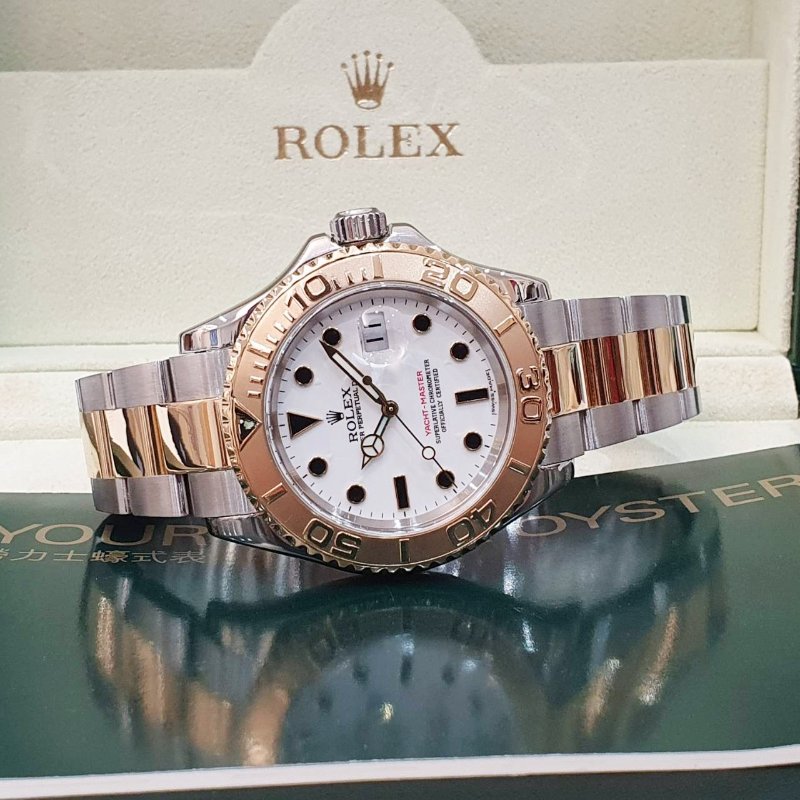 【大眾名錶】ROLEX勞力士 16623 Yacht-Master 遊艇名仕 半金遊艇 黑瑪瑙時標 大眾名錶B1285-3